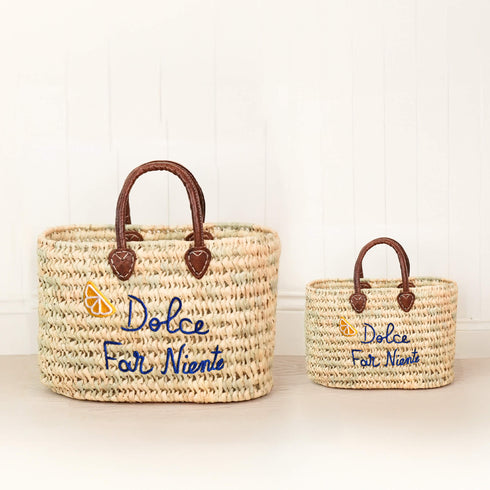Stylish Straw Basket Bags - Perfect for Beach & Shopping